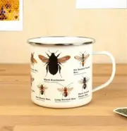 Bee Enamel Mug