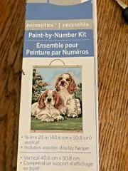 Artists loft paint by number kit Cavalier king charles spaniel dog 16 x 20
