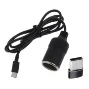 USB Male to 12V Car Cigarettes Lighters Socket Female USB Type C to 12V Adapter