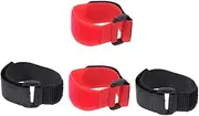 FRCOLOR 4pcs Rooster Collar Neck Belts Anti-Crowing Chicken Straps Noise- for Poultry Farm Use