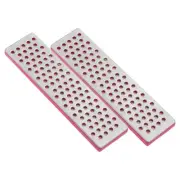 100mm Extra-Coarse Ski Snowboard 2Pcs Diamond Stone Edge Files,Purple
