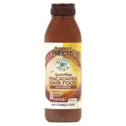 Garnier Fructis Hair Food Smoothing Macadamia Shampoo For Unruly Hair 350ml