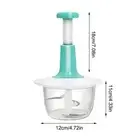 Hand Press Push Food Processor Chopper Chopping Fruits Slic AU11 Vegetable J5H8