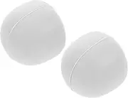SUPVOX 1 Pair Silicone Drumstick Mute Tips Durable Noise Reduction Caps for Practice Performance Safe for All Drumsticks for Rehearsals Light Grey