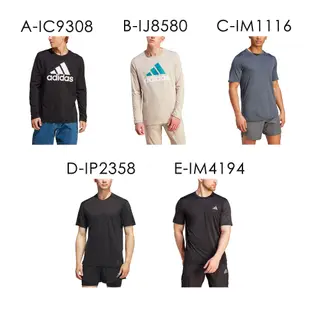 【Adidas 愛迪達】M BL SJ LS T 運動短T 精選5款 A-IC9308 B-IJ8580 C-IM1116