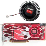 Replacement Cooling Fan For AMD ATI Radeon HD3870 2900 Graphic Card Cooler Fan
