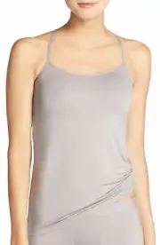 Yummie Cassidy Shelf Bra Lightweight Cami Convertible Straps MicroModal Tank Top