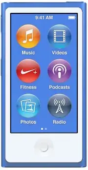 APPLE iPOD NANO 7TH GENERATION 16BG BLUE (SEALED IN BOX) [BRAND NEW]
