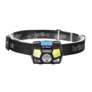 200 Lumen 6 Mode Rechargeable Headlamp Motion-Activated USB Rechargeable