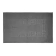 Microfiber Soft Non Slip Bath Mat Check Design (Anthrazit)