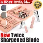 7-19pk Manicure Kit Nail Cutter Pedicure Tools Nail Clippers Set Stainless Steel