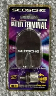 SCOSCHE HIGH POWER BATTERY TERMINAL UBT1 PLATINUM GM ADAPTER CAR STEREO AMP