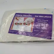Mary Maxim Embroidery Fingertip Towel KiT 2 Towels NIP