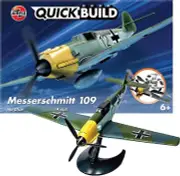 Airfix Quickbuild Messerschmitt 109 Airplane Brick Building Plastic Model Kit