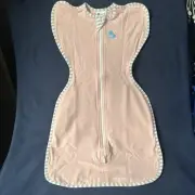 SWADDLE UP LOVE TO DREAM SMALL 8-13 LBS PINK 2 Way ZIP SLEEP Sack 1.0 Tog NWT