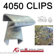 4050 MAX DUTY C37 37mm HOG RING C CLIPS - JAMBRO STLYE FENCING FENCE GUN GABION