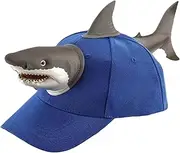 [YATENLY] Novelty Tralalero Tralala Hat, Adjustable Funny Shark Hat, Eye Catching Head Decoration, Suitable for Fishing Trips