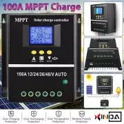 4000W MPPT Solar Charge Controller 60A 80A 100A 12V 24V 36V 48V PV Regulador LCD