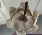 White Lotus Stick Incense Holder / Flower Incense Holder/ White Incense Holder