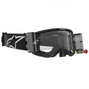 Alpinestars Vision 8 Goggles - CORP w/Roll Off System - Black (w/Clear Lens)