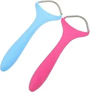 Gatuida 2Pcs Manual Facial Epilator Spring Hair Removal Tools for Women Portable Facial Hair Remover for Neck and Lips to Use No Skin Irritation Includes