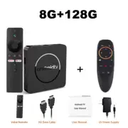 Q10 Android13 8K HDR10+ Smart TV Box Allwinner H313 128G Dual Wifi BT5.0 Set Top