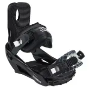 5th Element Stealth Men's Snowboard Bindings, Black/White, Small MY25