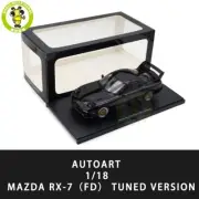 1/18 AUTOart 75968 Mazda RX-7 RX 7 FD Tuned Version Brilliant Black Model Car