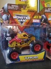 2025 MONSTER JAM MARVEL SERIES 3 CMPLETE SET. ALL NEW MINT IN BLISTER PACKS