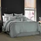 KENNETH COLE REACTION MINERAL STONEY BLUE 3PC KING DUVET COVER 2 STANDARD SHAM