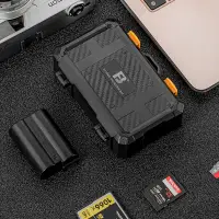 在飛比找蝦皮購物優惠-（相機電池收納）相機電池盒多功能CF XQD SD TF輕便