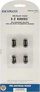 Bachmann Trains E-Z Riders™ with Ball-Bearing Rollers - 4/pk - for Use with HO or On30 Scale