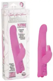 Triple Motor Silicone Jack Rabbit Pink Vibe Powerful Bunny Wand Vibrator