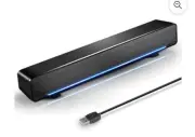 Phission Soundbar, USB Powered Sound Bar Speakers for Computer Desktop Laptop...