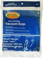 6 Pack of Bissell Style 1 and 7 Micro Allergen Vacuum Cleaner Bags