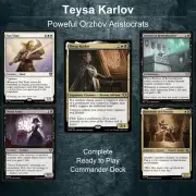 Teysa Karlov Aristocrats Magic Gathering Commander MTG sacrifice drain Deck EDH