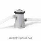 Intex 28601EG 330 GPH Easy Set Swimming Pool Cartridge Filter Pump Brand New