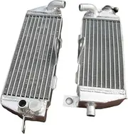 Engine Radiator Fit for Kawasaki KDX200 KDX220R KDX 200 220 R 1995 1996 1997 1998 1999 2000 2001 Aluminum Core Cooling Coolant Radiator Radiator Grille