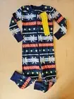 NWT HANNA ANDERSSON SCANDI SNOWFLAKE FAIR ISLE ZIP SLEEPER PAJAMAS 85 2T