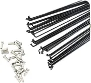 Cycling Spokes 36pcs Bike 14G Spokes， Bicycle Spokes 170mm-290mm Bicycle Spokes(259mm)