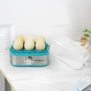 The Better Home FUMATO 2-in-1 Egg Cooker | 210W | Cook 6 Eggs | Poach 2 Eggs | 3 Cooking Modes | Stainless Steel Body & Transparent Lid | Automatic Shut-off | 1 Year