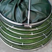 2m/2.5m/3m/4m Fishing Net Quick-Drying Fishing Trap Nets Foldable Crayfish Traps