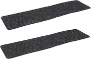 2Pcs Non Slip Self Adhesive Stair Treads Non Skid Carpet Rugs for Safety for Pets Reusable Design