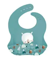 Sassi Silicone Bib - Munchy the Bear