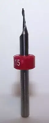 1.15mm (.0453") single flute carbide endmills for soft plastic - flex endmill