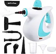 Airelax Steam Cleaner Handheld Multi-Purpose Handheld Steam Cleaner Portable Steamer Cleaner Safety Lock Perfect for Bathroom, Floor, Car Seats with 10 Accessories Includes Nozzles, Brushes, Funnel