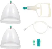 Breast Life Cup Breast Massage Cup 1 Tea Cup Set Woman Chest Vacuum Cupping Cups Tools Thickened iced Coffee Cup Tools Cup Holder (White) Body Shape Massage Cupping Push Up Breast Cups