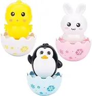 Kisangel 3pcs Baby Toys Calming Toys for Kids Tumbler for Kids Toys for Infants Toy for Kids Tumblers for Kids Infant Toy Kids Tumblers Baby Soothing Toy Plastic Mini Child