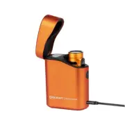 Olight Baton 4 Orange Premium Rechargeable Flashlight w/Charging Case, 1300 Lum