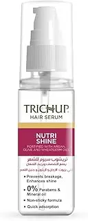 Trichup Nutrishine Hair Serum Fortified With Argan,Olive And Wheatgerm Oils - 60 ml